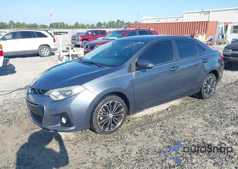 2014 Toyota Corolla S Plus from USA, damaged, VIN 2T1BURHE3EC224295